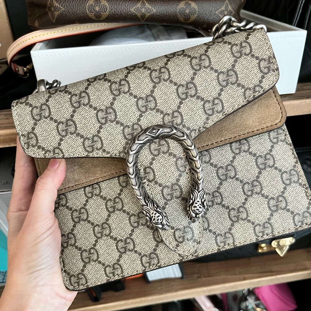 Authentic GUCCI Dionysus GG Supreme mini bag